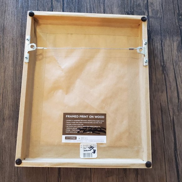 Original Art Print, Petit Collage Owl & Baby on wood, framed, Lorena Siminovich - Picture 4 of 5